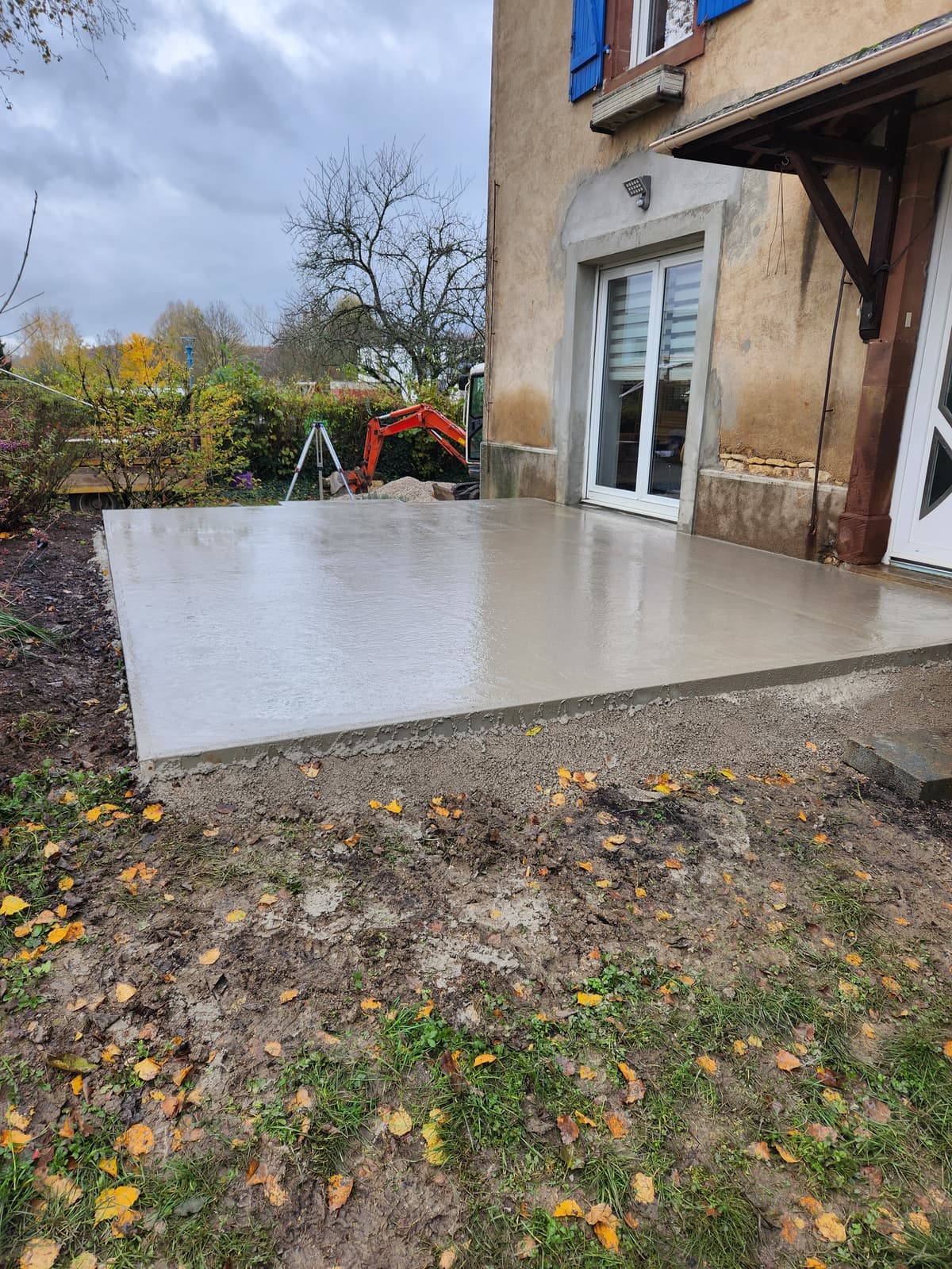 Dalle béton - Finitions